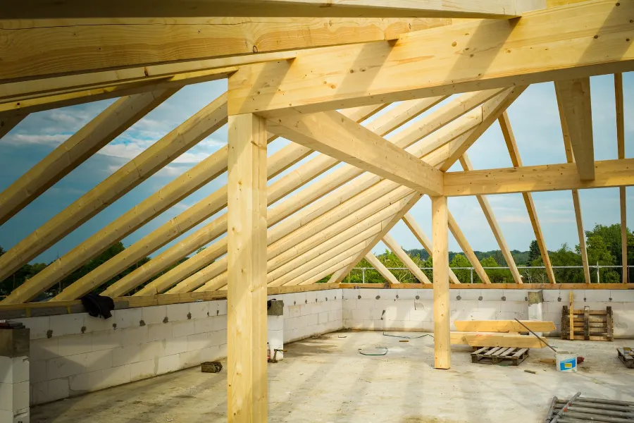 Charpente neuve pour une maison à Walheim