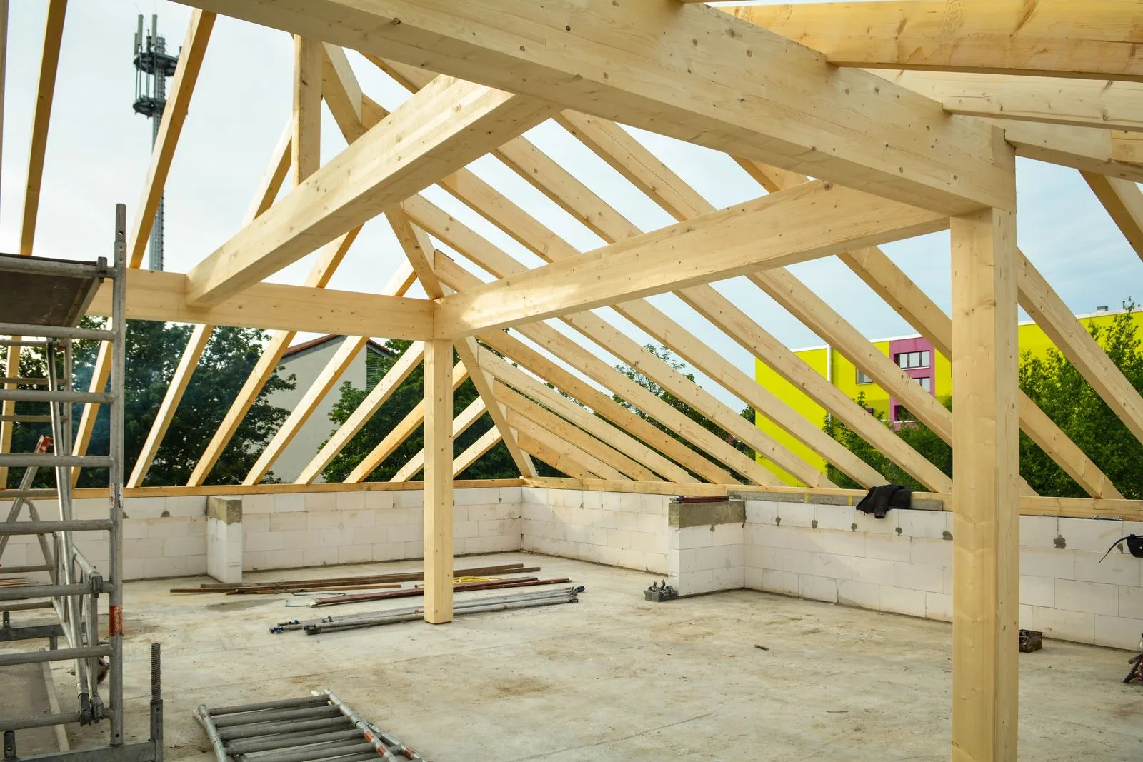 Charpente neuve pour une maison à Walheim